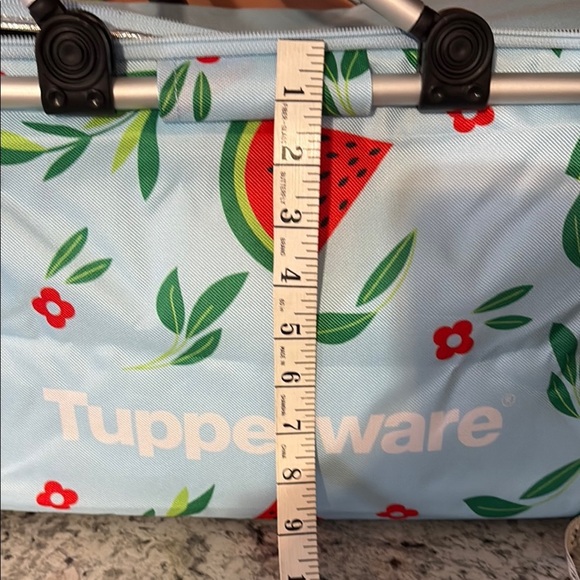 Tupperware Blue Picnic Basket with Watermelon Design - Picture 8 of 8